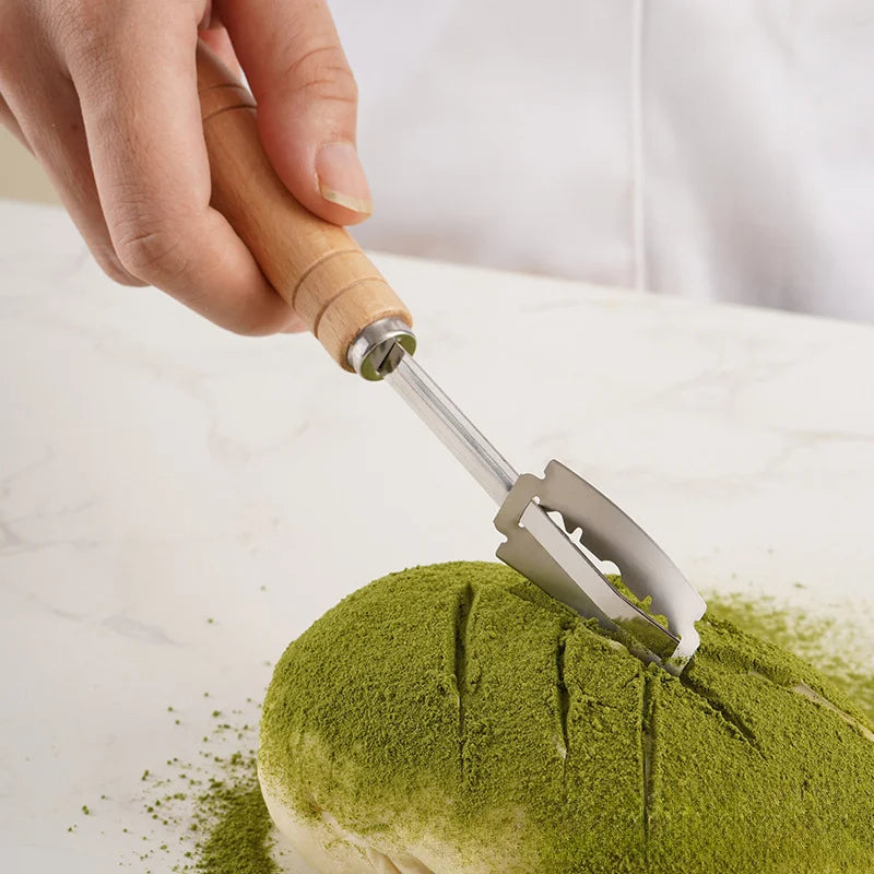 Brotmesser aus Edelstahl & 5 Ersatzklingen