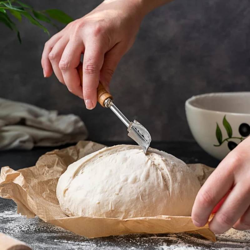 Brotmesser aus Edelstahl & 5 Ersatzklingen